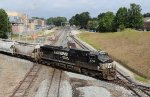 NS 9710 leads train E25 across Boylan Junction